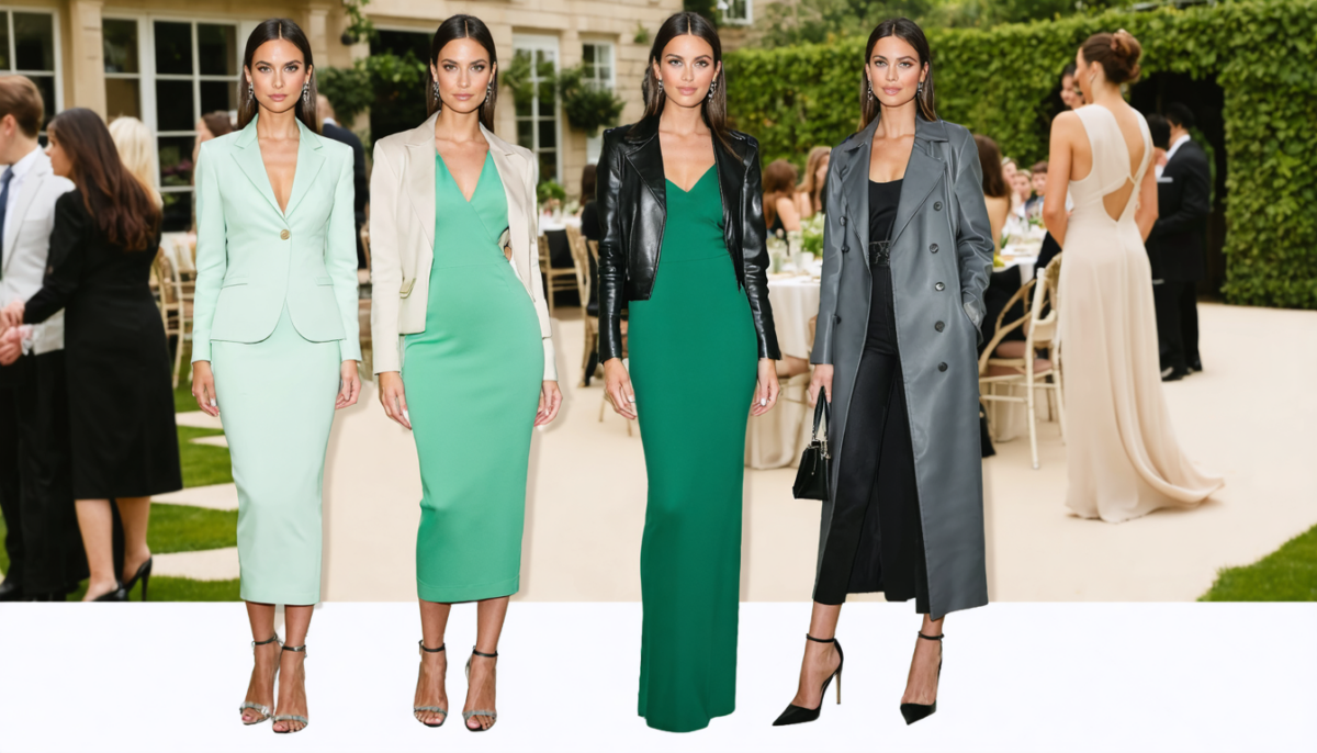 découvrez comment choisir la veste parfaite pour sublimer une robe verte en fonction de sa teinte et de l'occasion, pour un look harmonieux et élégant.