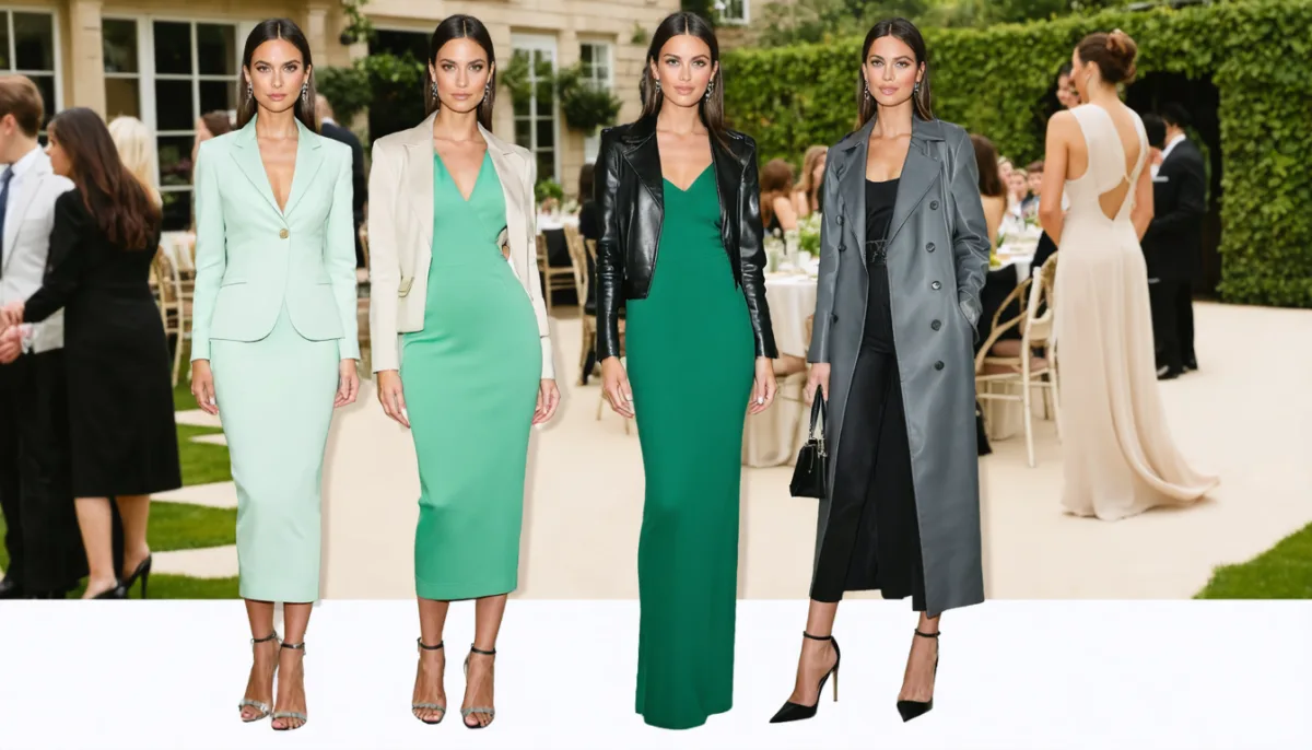 découvrez comment choisir la veste parfaite pour sublimer une robe verte en fonction de sa teinte et de l'occasion, pour un look harmonieux et élégant.