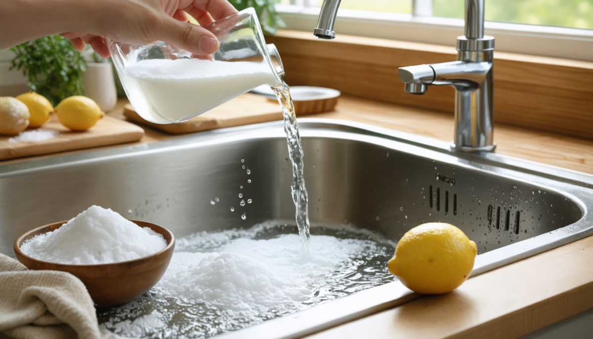découvrez une méthode naturelle et rapide pour déboucher votre évier efficacement et obtenir un résultat instantané sans produits chimiques.