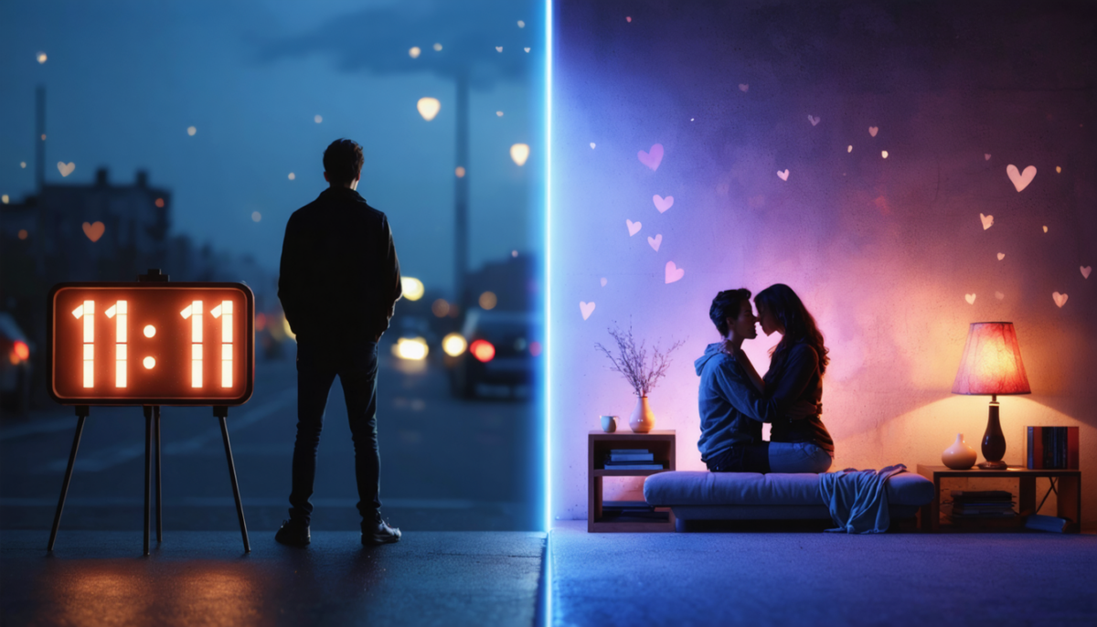 découvrez la signification de l'heure miroir 11h11 en amour, et ce que ce message symbolique révèle pour les célibataires comme pour les couples.