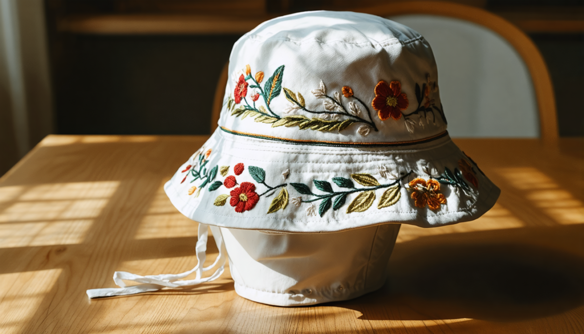 découvrez le bob brodé, l'accessoire chic et incontournable de la saison, alliant style et originalité pour compléter toutes vos tenues avec élégance.