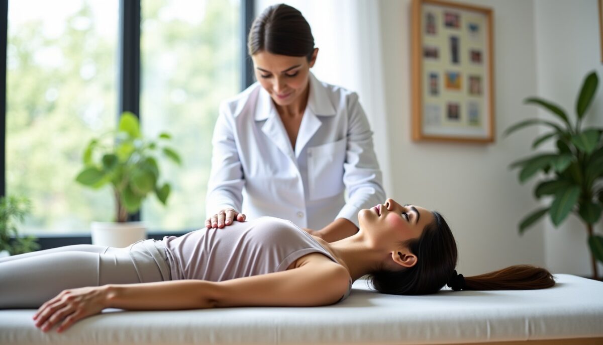 Ostéopathie viscérale chez la femme : efficacité et sécurité du traitement passées au crible