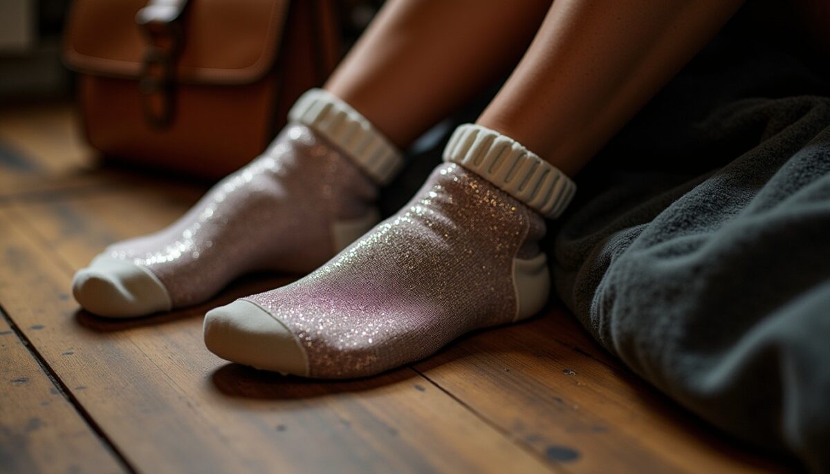 Chaussettes scintillantes : les incontournables pour un style éclatant et tendance