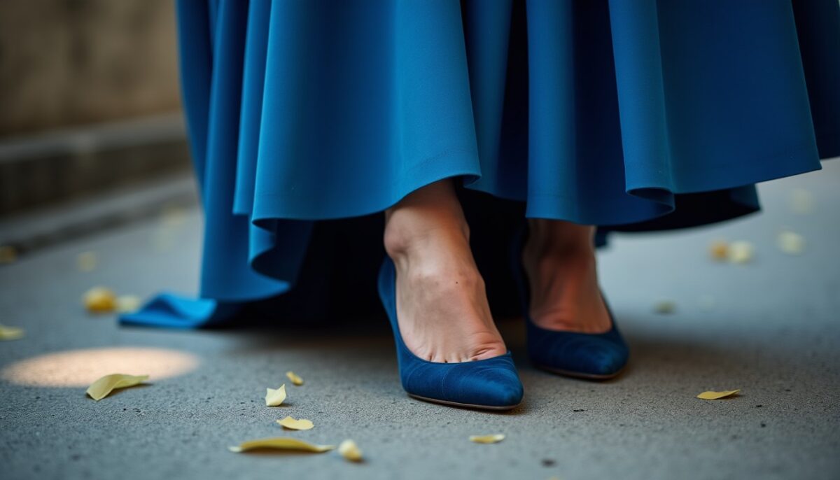 Robe bleu roi : quelles chaussures choisir pour briller lors de vos cérémonies ?