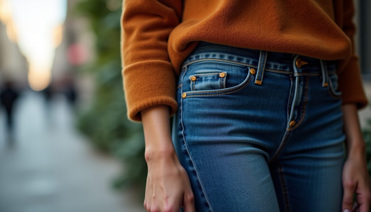 Les secrets pour sublimer un jean flare taille haute avec style
