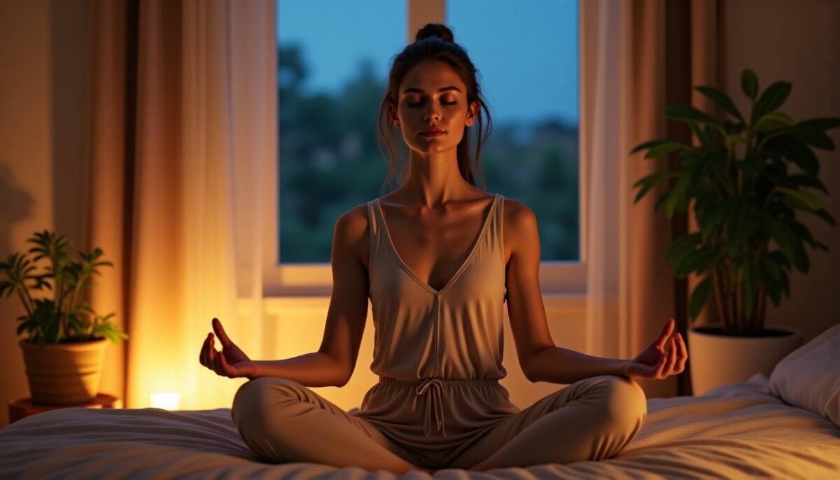 Méditation nocturne au féminin : le rituel apaisant pour des nuits sereines