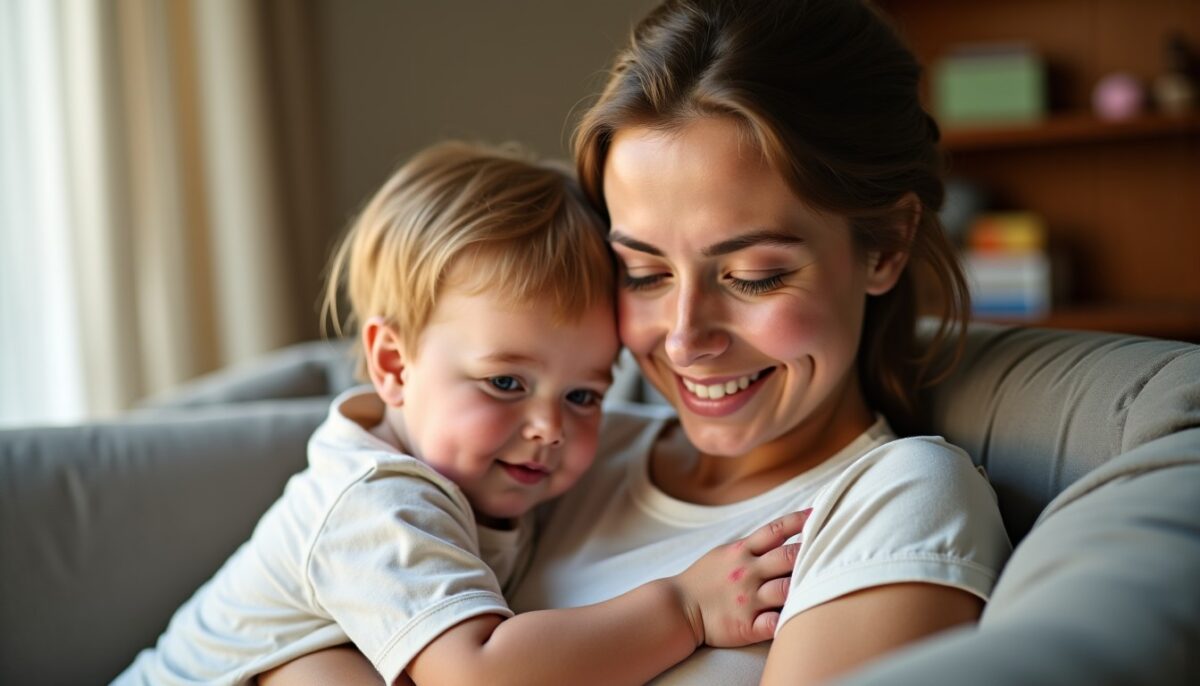 Quand la tendresse maternelle devient le meilleur remède contre le syndrome pieds-mains-bouche
